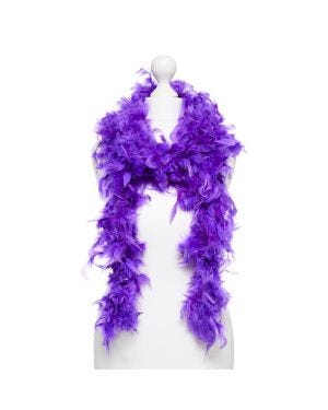 Purple Feather Boa - 180cm