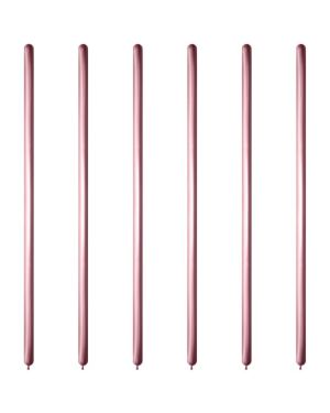 Pink Reflex Modelling Balloons - 260Q Latex (50pk)