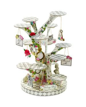 Alice in Wonderland Cake Stand - 59cm