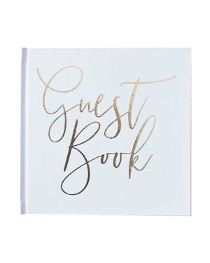 Gold Wedding Foiled Guest Book
