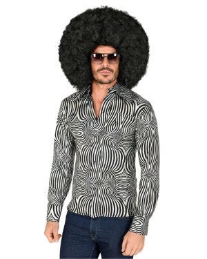 70&#039;s Silver Shirt - Adult Costume