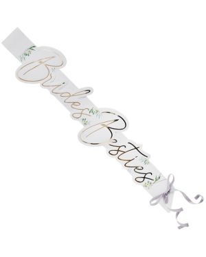Botanical Hen &#039;Brides Besties&#039; Sashes (5pk)
