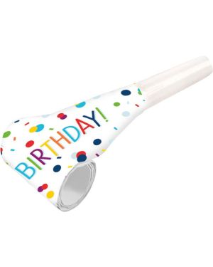 Confetti Birthday Noisemaker Blowouts (8pk)