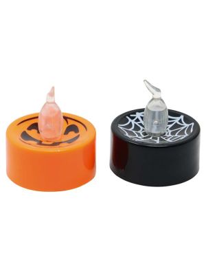 Black &amp; Orange Assorted Tea Lights