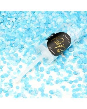Blue Confetti Push Pop