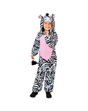 Zebra Onesie - Child Costume