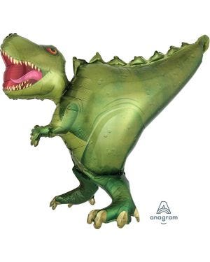 Tyrannosaurus Rex Supershape Balloon - 36&quot; Foil