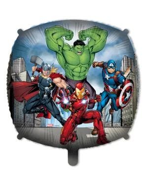 Avengers 18&quot; Square Foil Balloon with String &amp; Weight