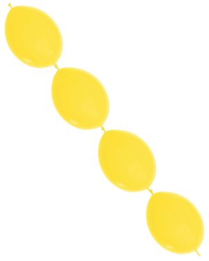 Link-o-Loon Yellow Balloons - 12&quot; Latex (50pk)
