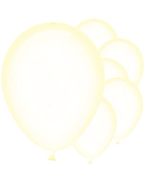 Pastel Yellow Crystal Balloons - 12&quot; Latex (50pk)