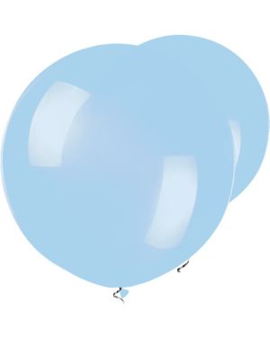 Baby Blue Balloons - 17&quot; Latex (50pk)
