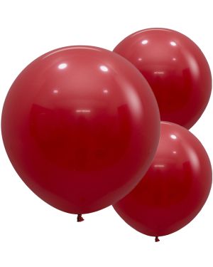 Imperial Red Balloons - 24&quot; Latex (3pk)