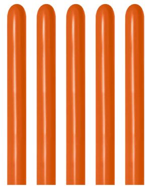 Sunset Orange Modelling Balloons - 260 Latex (100pk)