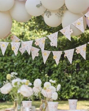 Birthday Bloom Paper Bunting - 5m