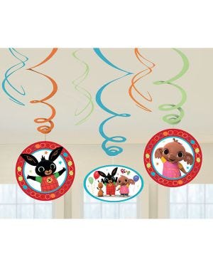 Bing Hanging Swirls Decorations (6pk)