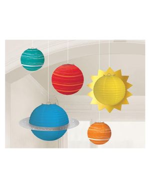Blast Off Paper Lanterns (5pk)