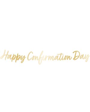 Botanical Celebration &#039;Happy Confirmation Day&#039;  Paper Banner - 1.6m
