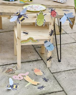Bugging Out Card Stick On Bug Wall Decorations (30pk)