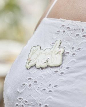 Bridal Bloom &#039;Bride to Be&#039; Badge