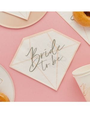Bride to Be Diamond Paper Napkins (16pk)
