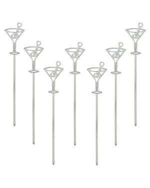 Silver Cocktail Picks - 10cm (50pk)