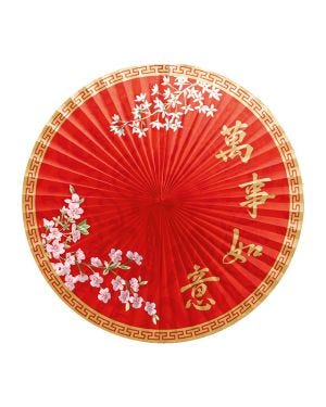 Lunar New Year Fans - 40cm (6pk)