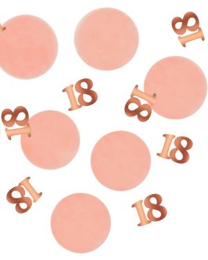 Pink &amp; Rose Gold 18 Confetti (25g)