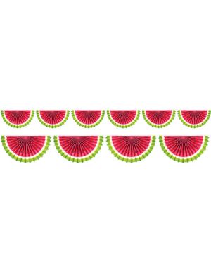 Watermelon Paper Bunting - 2m