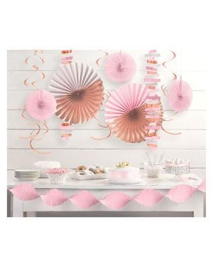 Rose Gold Blush Decoration Kit (14pcs)