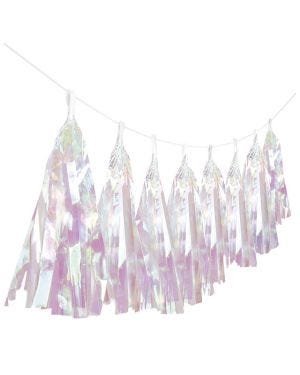 Iridescent Tassel Garland - 6m