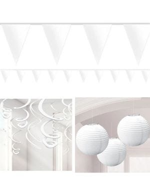 White Lantern Party Decorating Kit