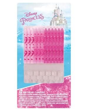 Disney Princess Cake Candles &amp; Holders (12pk)