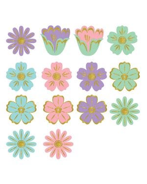 Easter Mini Flower Cutouts - 6cm (50pk)