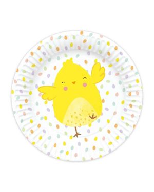 Easter Chick Paper Plates (8pk)