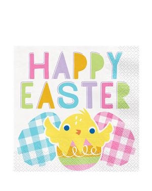 Eggcellent Easter Luncheon Napkins - 32cm (16pk)