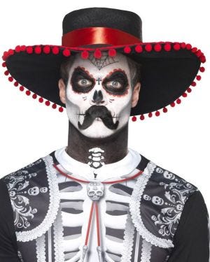 Day Of The Dead Senor Bones Make-Up Kit