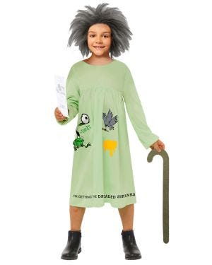 Roald Dahl Mrs Twit - Child Costume