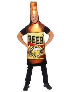Beer Bottle Tabard - Adult Costume