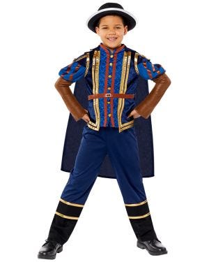 Tudor Boy Blue Deluxe - Child Costume
