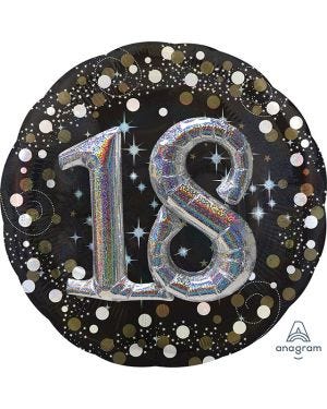 18th Birthday Sparkling Celebration 3D Balloon - 32&quot; Foil