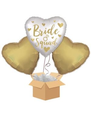 Bride Squad Hen Party Balloon Bouquet - Delivered Inflated