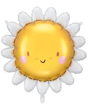 Smiley Sunshine Shape Balloon - 27.5&quot; Foil