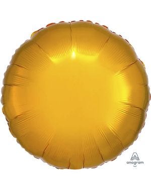 Metallic Gold Round Balloon - 18&quot; Foil