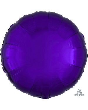 Metallic Purple Round Balloon - 18&quot; Foil