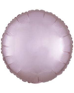 Satin Luxe Pastel Pink Round Balloon - 18&quot; Foill
