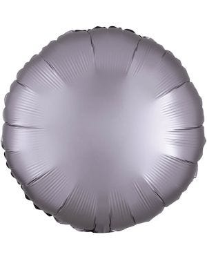 Satin Luxe Greige Round Balloon - 18&quot; Foil