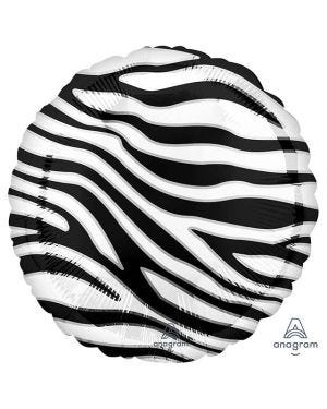 Zebra Print Balloon - 18&quot; Foil