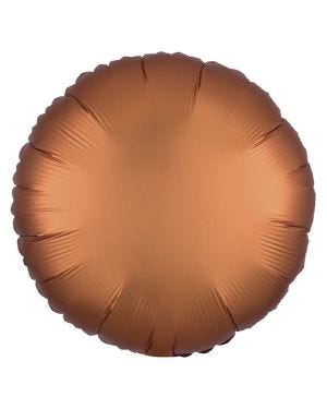 Satin Amber Round Balloon - 18&quot; Foil