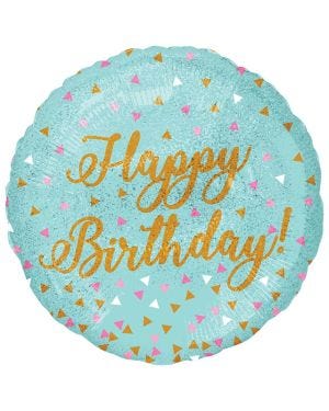 Woo Hoo Happy Birthday Balloon - 18&quot; Foil