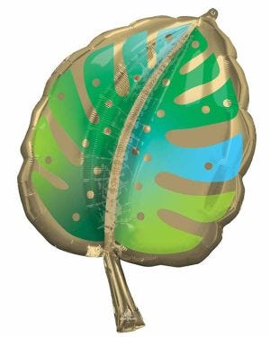 Palm Leaf SuperShape Balloon - 22&quot; x 30&quot; Foil